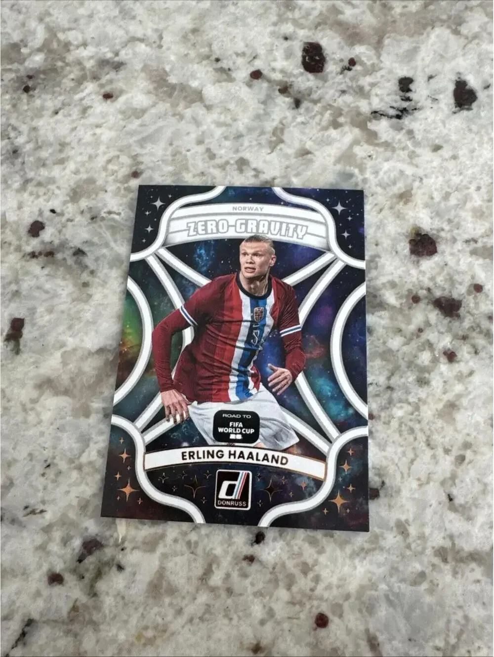 2025-26 Donruss Road To FIFA World Cup Norway Erling Haaland Zero Gravity